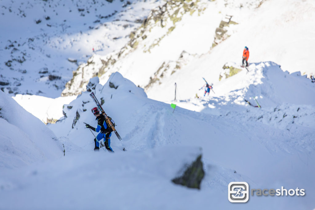 Skimo závod v Nízkých Tatrách Hore Dole Derešom